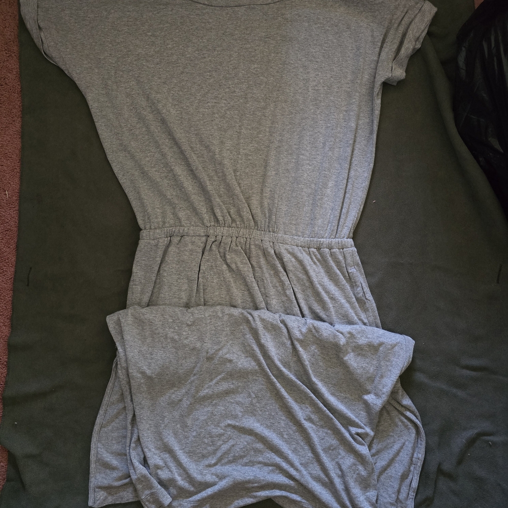 Banana Republic Gray Maxi Dress